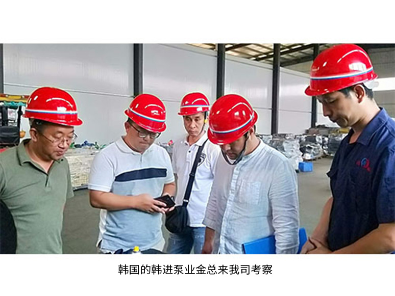 韓國的韓進泵業(yè)金總來我司考察 韓國的韓進泵業(yè)金總來我司考察